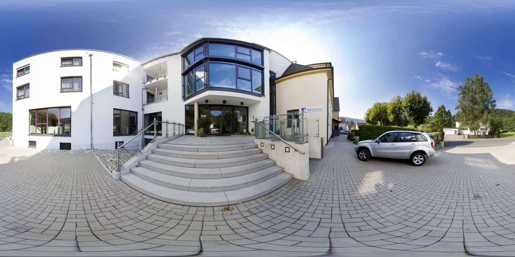 360-Grad-Panorama des aktuellen Raums